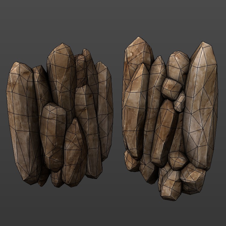 Low Poly Rock Formation #2 preview image 2